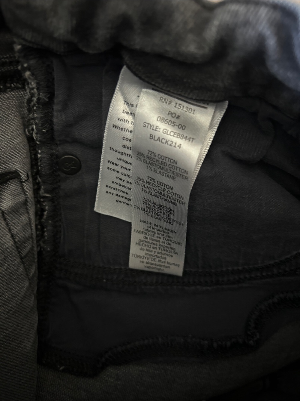 Good American Washed Black Straight-Leg Jeans with Button Fly - Picture 7 of 7